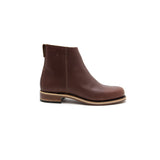 Women's Pablo Brown Moto Boot  Right - HELM Boots