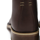 Women's Pablo Brown Moto Boot Back - HELM Boots