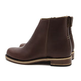 Women's Pablo Brown Moto Boot Pair Left - HELM Boots