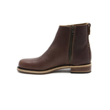 Women's Pablo Brown Moto Boot Left - HELM Boots